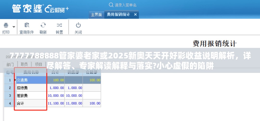7777788888管家婆老家或2025新奥天天开好彩收益说明解析，详尽解答、专家解读解释与落实?小心虚假的陷阱