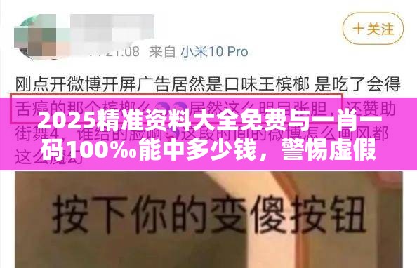 2025精准资料大全免费与一肖一码100‰能中多少钱，警惕虚假诱导危害-痛点释义、专家解析解释与落实