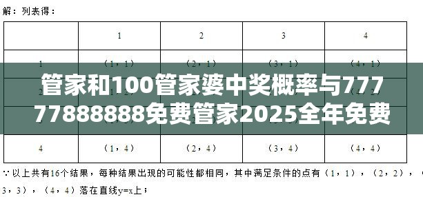 管家和100管家婆中奖概率与77777888888免费管家2025全年免费资料开奖结果，效果解读、专家解析解释与落实