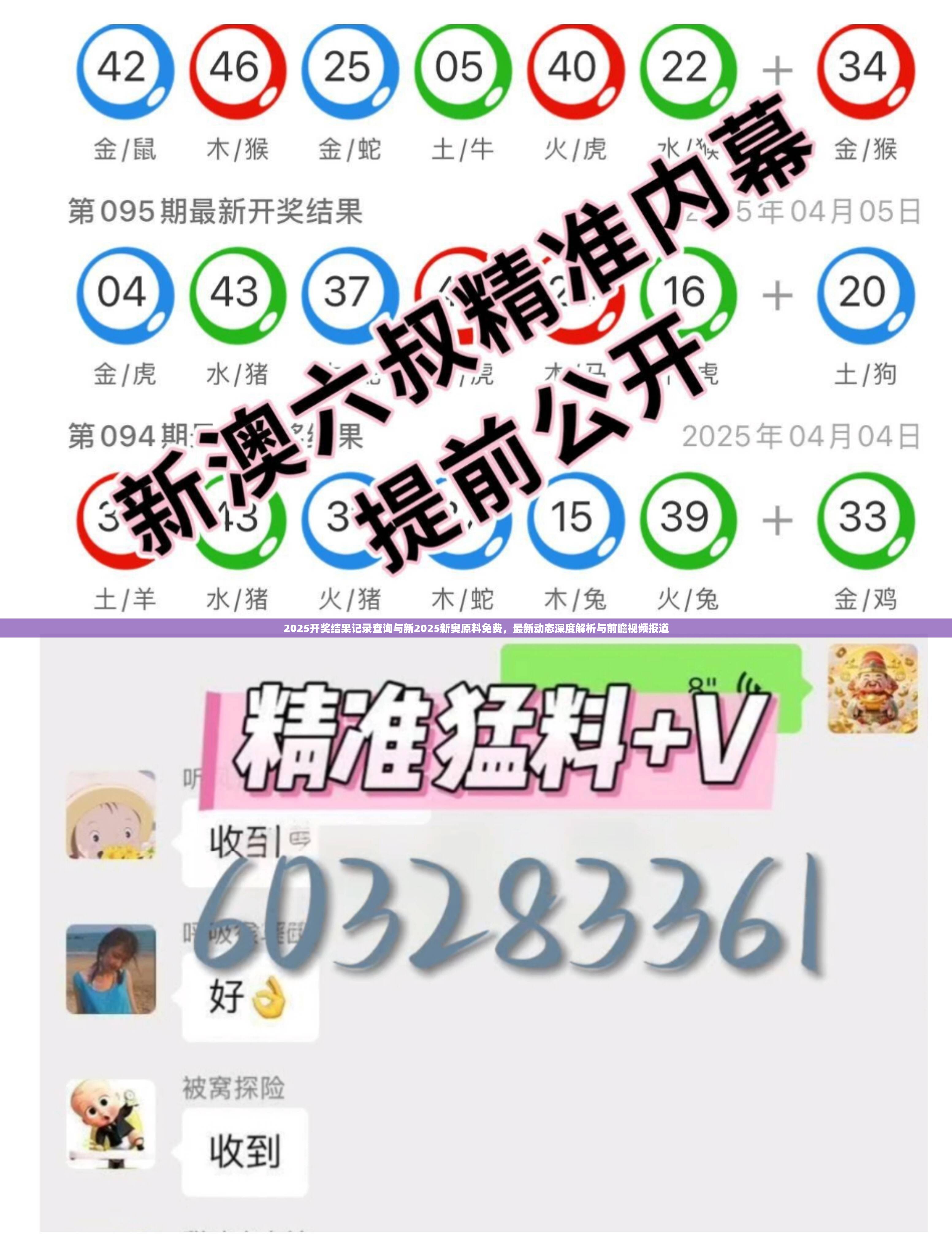 2025开奖结果记录查询与新2025新奥原料免费，最新动态深度解析与前瞻视频报道