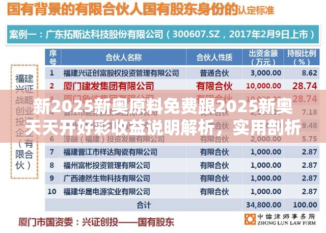 新2025新奥原料免费跟2025新奥天天开好彩收益说明解析，实用剖析、专家解读解释与落实?