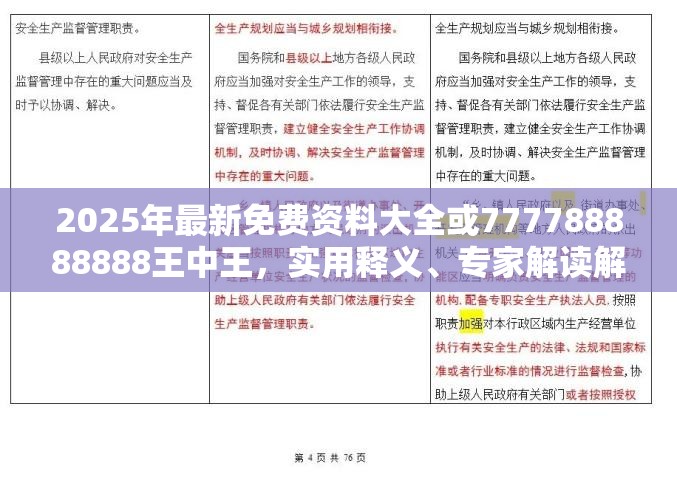 2025年最新免费资料大全或777788888888王中王，实用释义、专家解读解释与落实-拒绝欺骗性承诺