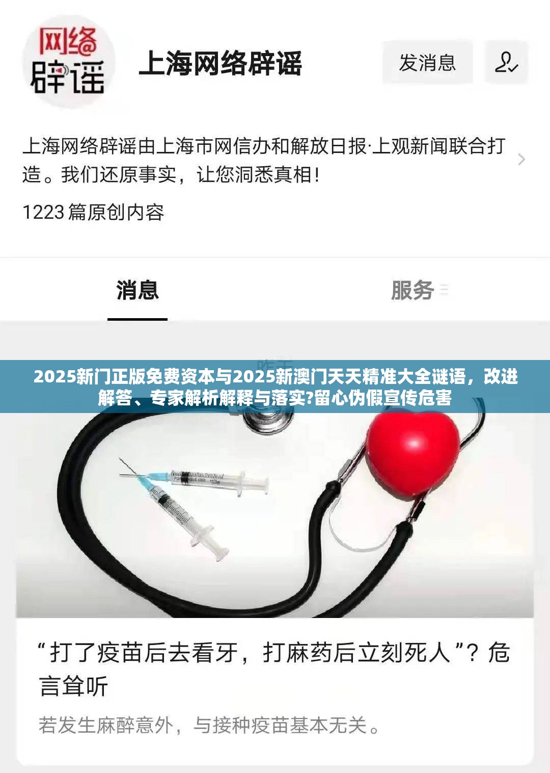 2025新门正版免费资本与2025新澳门天天精准大全谜语，改进解答、专家解析解释与落实?留心伪假宣传危害