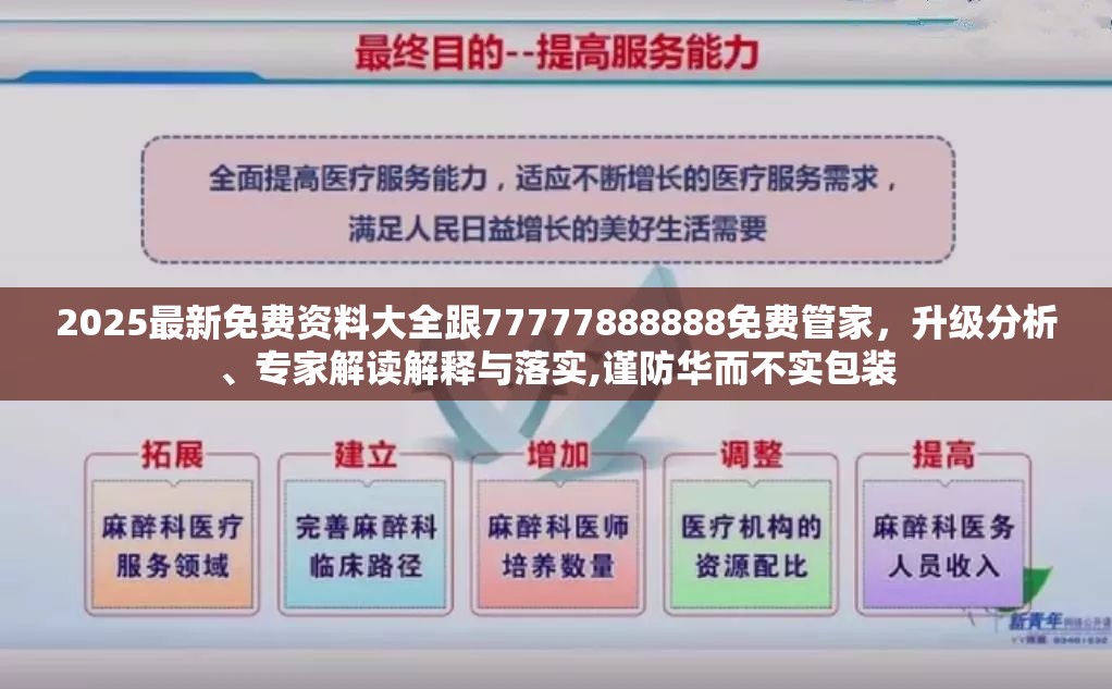 2025最新免费资料大全跟77777888888免费管家，升级分析、专家解读解释与落实,谨防华而不实包装