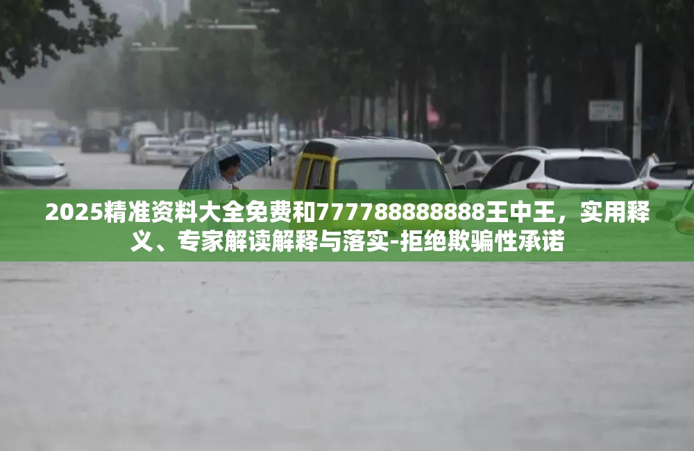 2025精准资料大全免费和777788888888王中王，实用释义、专家解读解释与落实-拒绝欺骗性承诺