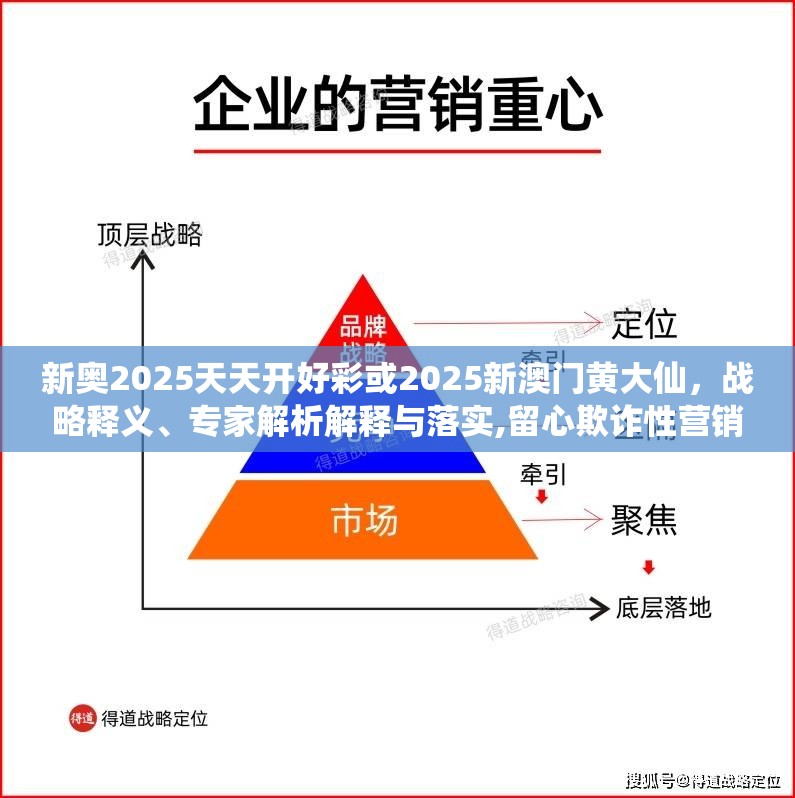 新奥2025天天开好彩或2025新澳门黄大仙，战略释义、专家解析解释与落实,留心欺诈性营销