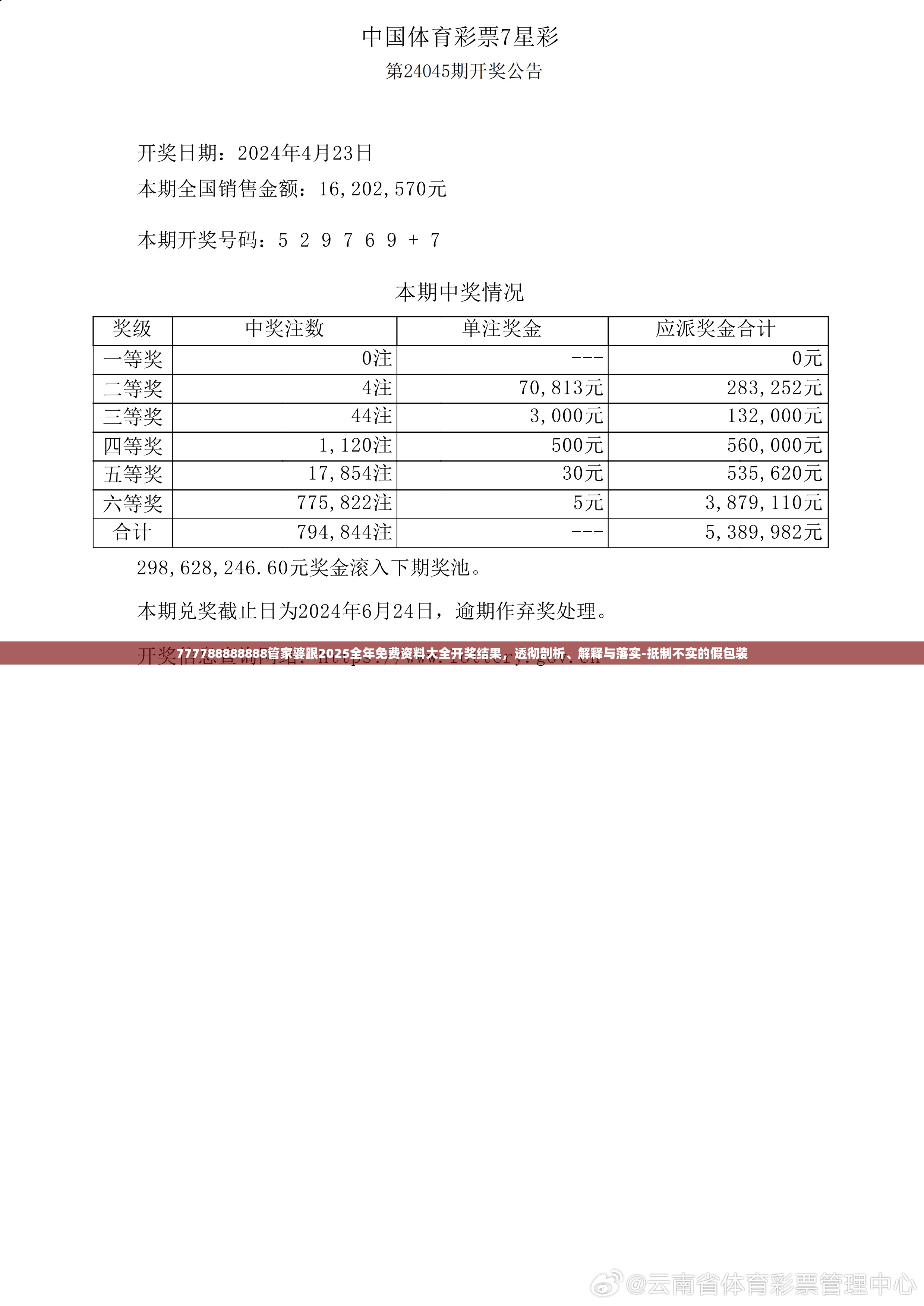 777788888888管家婆跟2025全年免费资料大全开奖结果，透彻剖析、解释与落实-抵制不实的假包装
