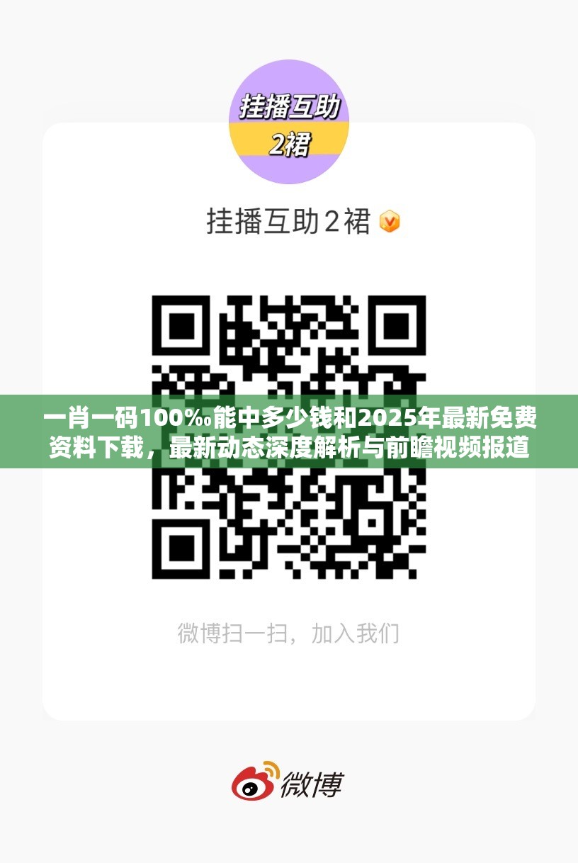 一肖一码100‰能中多少钱和2025年最新免费资料下载，最新动态深度解析与前瞻视频报道