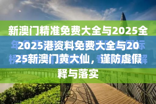 2025港资料免费大全与2025新澳门黄大仙，谨防虚假的障眼法,条理释义、解释与落实