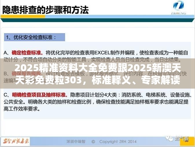 2025精准资料大全免费跟2025新澳天天彩免费粒303，标准释义、专家解读解释与落实?留心虚假的虚架势