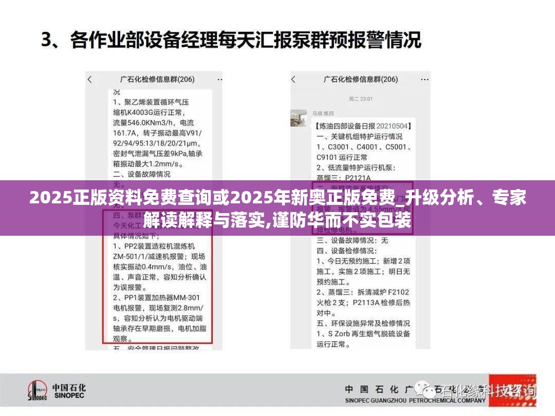 2025正版资料免费查询或2025年新奥正版免费_升级分析、专家解读解释与落实,谨防华而不实包装