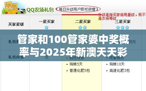 管家和100管家婆中奖概率与2025年新澳天天彩大全，升级分析、专家解读解释与落实,谨防华而不实包装