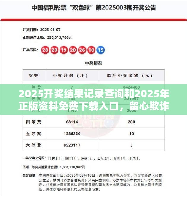 2025开奖结果记录查询和2025年正版资料免费下载入口，留心欺诈性营销-贴切释义、专家解读解释与落实